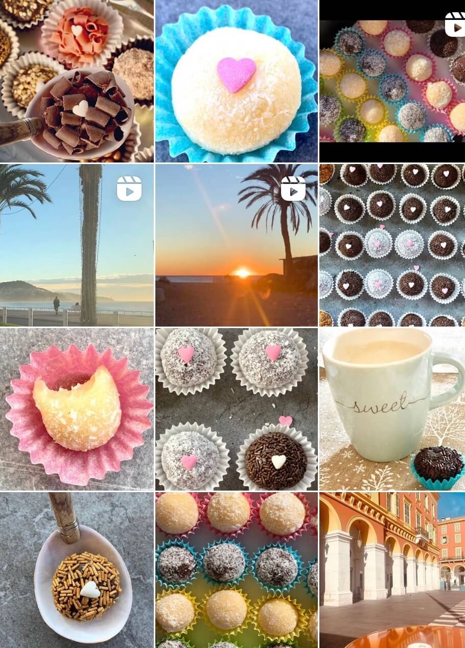 brigadeiro collage insta